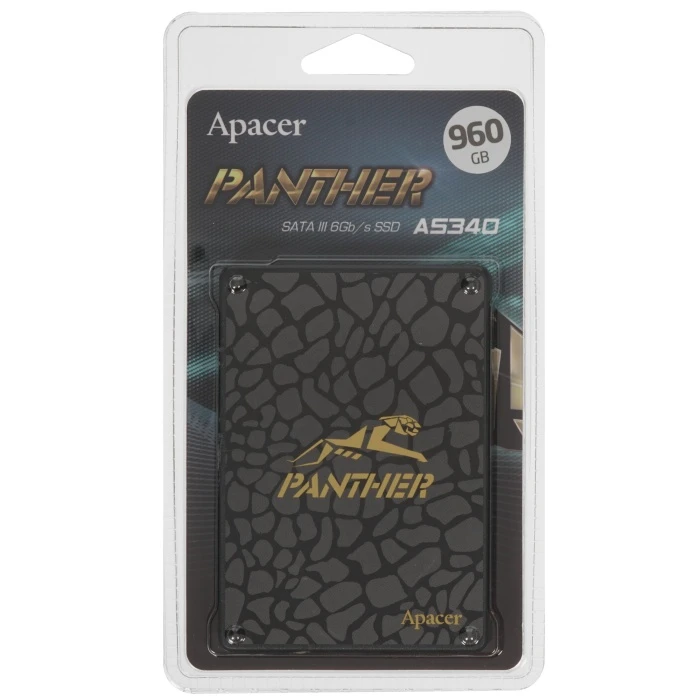 SSD накопитель Apacer AS340 PANTHER 960Gb 2.5" SATA, AP960GAS340G-1