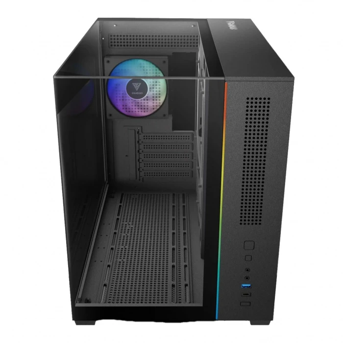 Корпус GAMDIAS ATLAS M3M черный, Mini-Tower