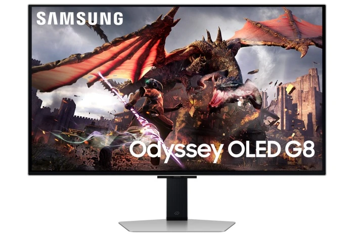 Монитор Samsung Odyssey OLED G8 G80SD S32DG800SI, 31.5", серебристый