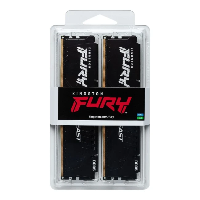 Оперативная память Kingston FURY Beast 32Gb 6000MHz, KIT 2*16Gb, KF560C36BBE2K2-32