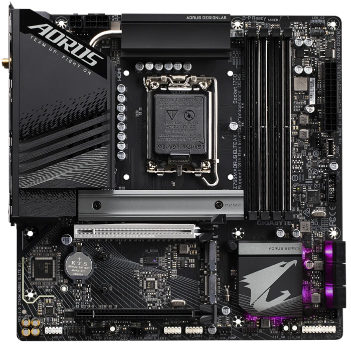 Мат. плата GIGABYTE Z790M AORUS ELITE AX, LGA 1700