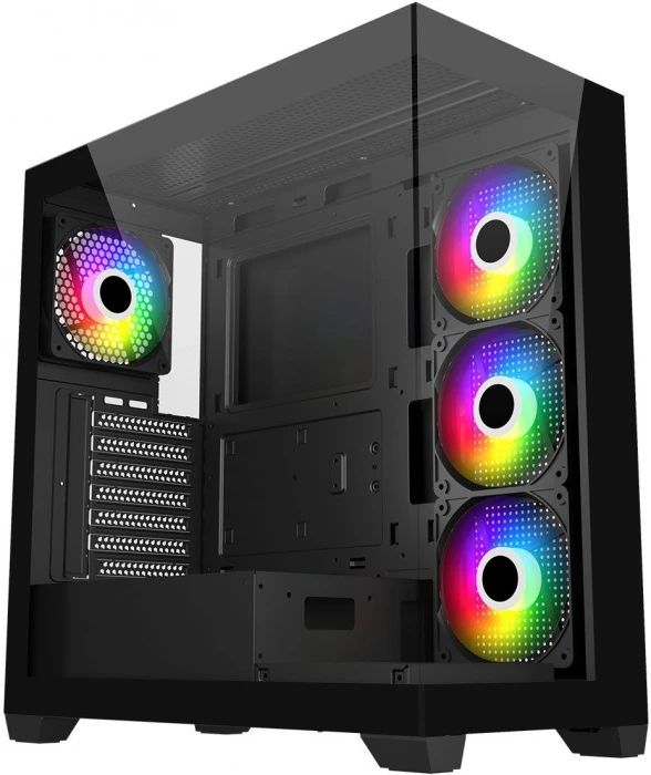 Корпус FSP M340-BA черный, Mid-Tower