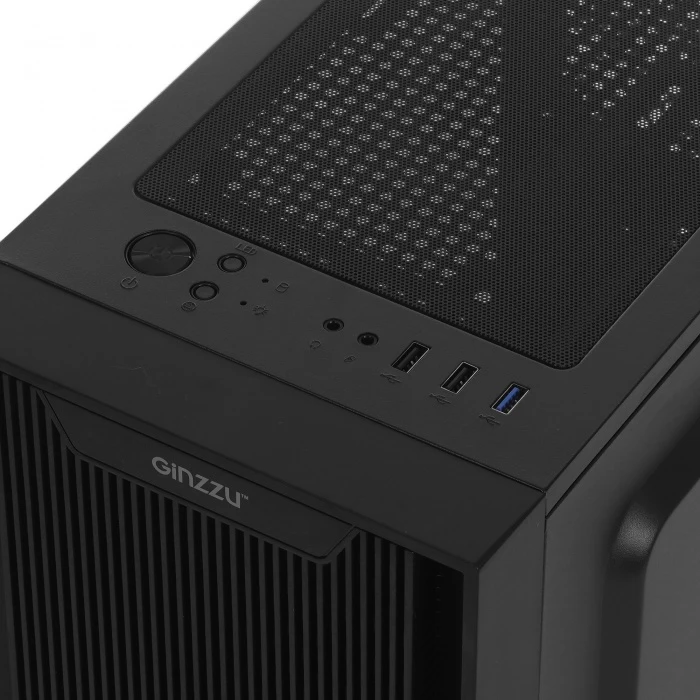 Корпус GiNZZU CL550 черный, Mini-Tower