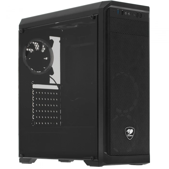 Корпус Cougar MX330-F черный, Mid-Tower
