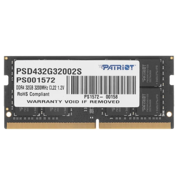 Оперативная память Patriot Signature Line 32Gb 3200Mhz, PSD432G32002S