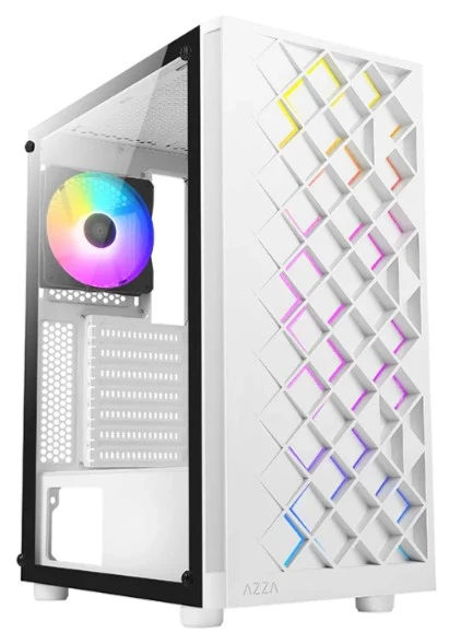 Корпус AZZA SPECTRA белый, Mid-Tower