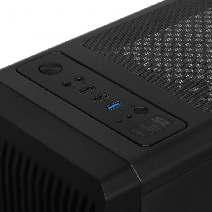 Корпус ZALMAN S2 TG черный, Mid-Tower