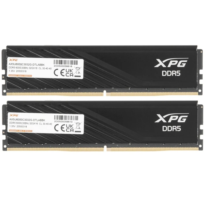Оперативная память ADATA XPG Lancer Blade 64Gb 6000Mhz, KIT 2*32Gb, AX5U6000C3032G-DTLABBK