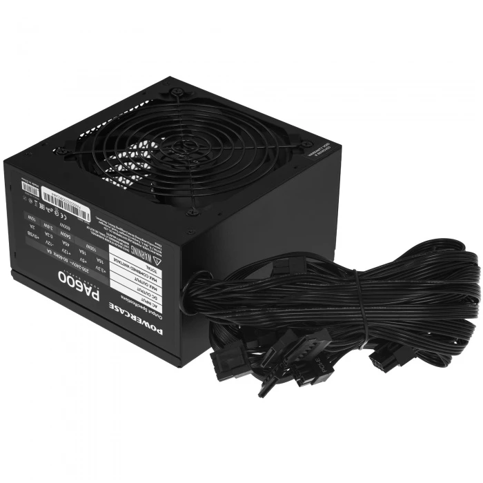 Блок питания PowerCase PA600 черный, PA-600SI