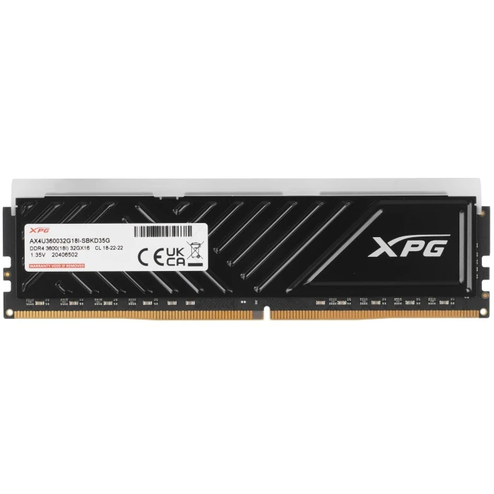Оперативная память ADATA XPG SPECTRIX D35G RGB 32Gb 3600Mhz, AX4U360032G18I-SBKD35G