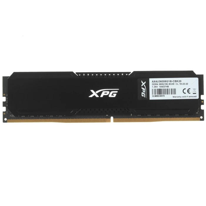 Оперативная память ADATA XPG GAMMIX D20 8Gb 3600Mhz, AX4U36008G18I-CBK20