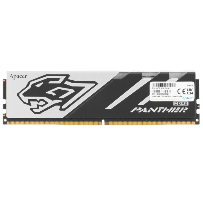 Оперативная память Apacer Panther 16Gb 6000Mhz, AH5U16G60C5127BAA-1