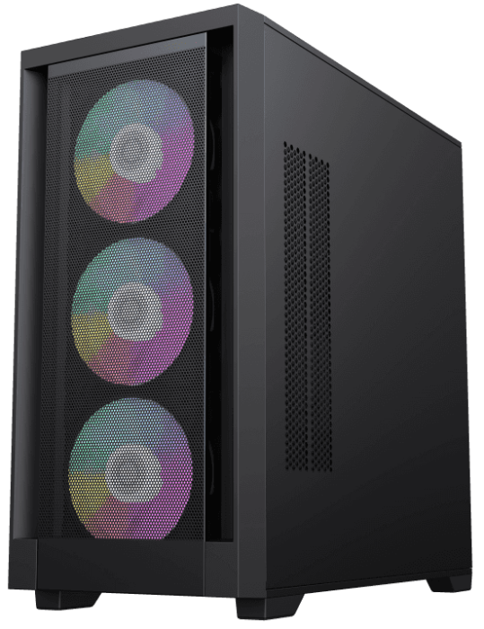 Корпус GameMax Defender MB черный, Mini-Tower