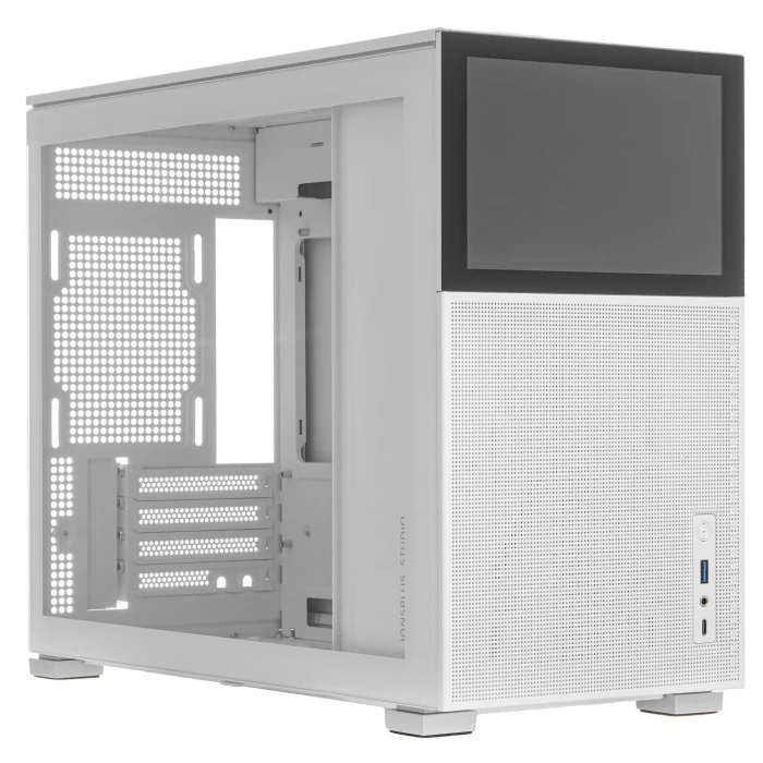 Корпус Lamptron DMS363 MESH белый, Mini-Tower