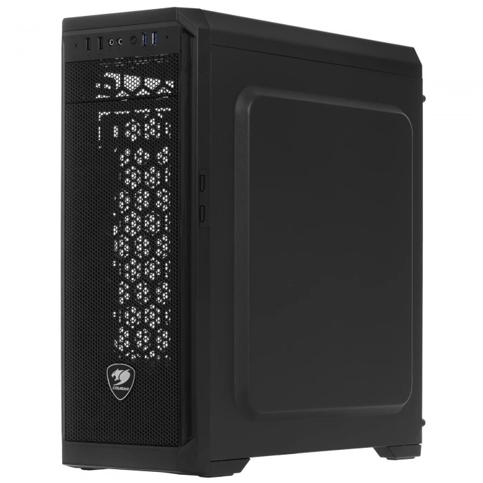 Корпус Cougar MX330-G черный, Mid-Tower