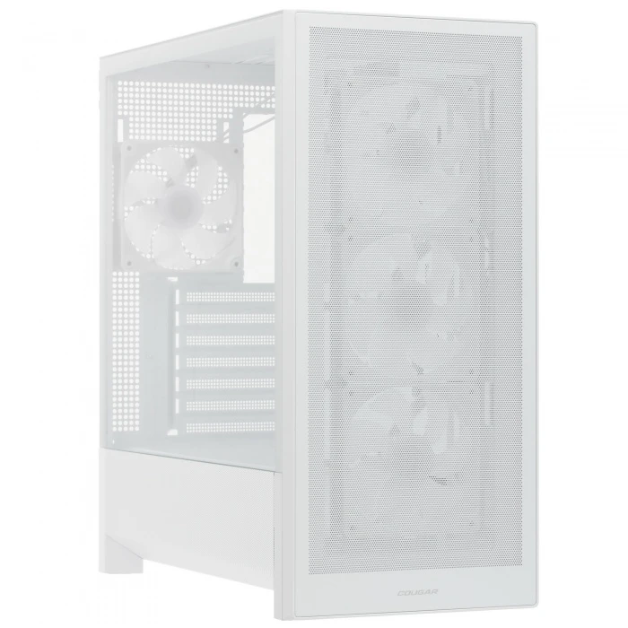 Корпус Cougar MX230 RGB белый, Mid-Tower