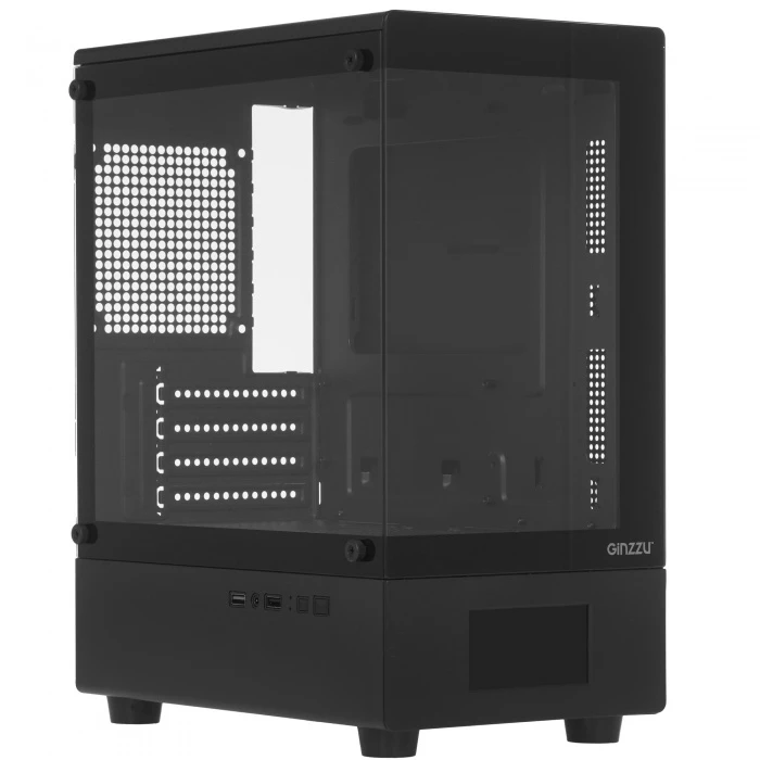 Корпус GiNZZU RX400D черный, Mini-Tower