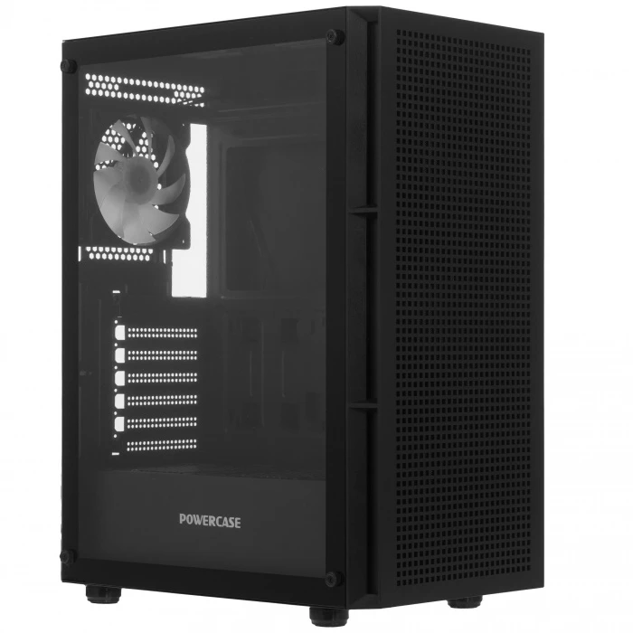 Корпус PowerCase Mistral EA17 черный, Mid-Tower