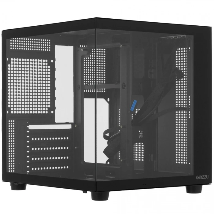 Корпус GiNZZU V100 REV1 черный, Mini-Tower