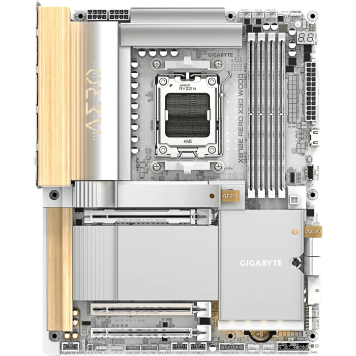 Мат. плата GIGABYTE X870E AERO X3D WOOD, AM5