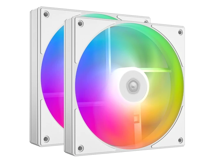 Комплект вентиляторов ID-Cooling AS-140-ARGB-W DUET белый