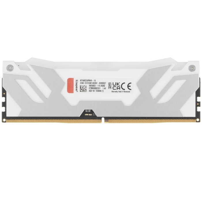 Оперативная память Kingston Fury Renegade White RGB 16Gb 6800Mhz, KF568C36RWA-16