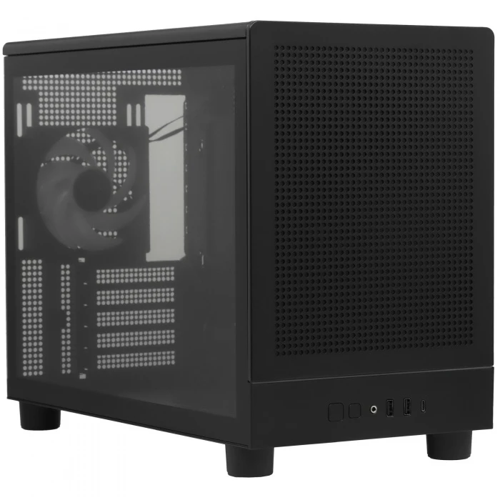 Корпус GAMDIAS ATHENA M4M черный, Mini-Tower