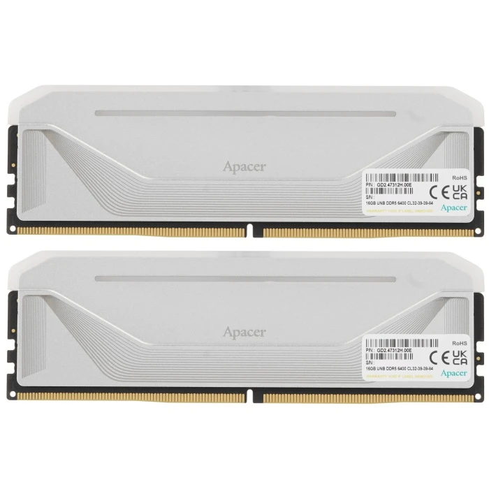 Оперативная память Apacer NOX RGB 32Gb 6400Mhz, KIT 2*16Gb, AH5U32G64C552NWAA-2