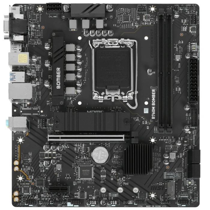 Мат. плата MSI B760M BOMBER, LGA 1700