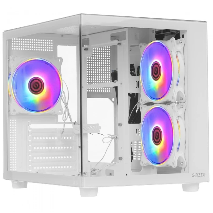 Корпус GiNZZU V250 REV1 белый, Mini-Tower