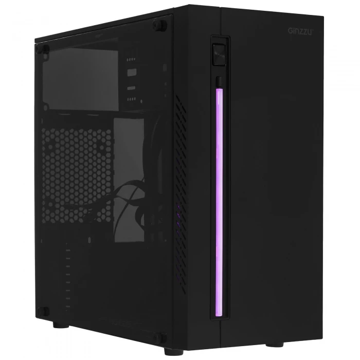 Корпус GiNZZU D370 черный, Mini-Tower