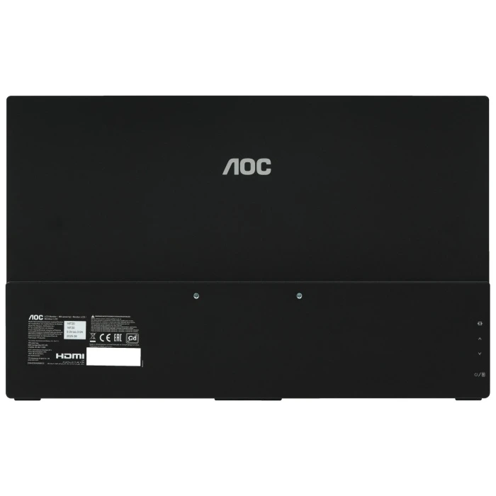 Монитор AOC 16T20, 15.6", черный