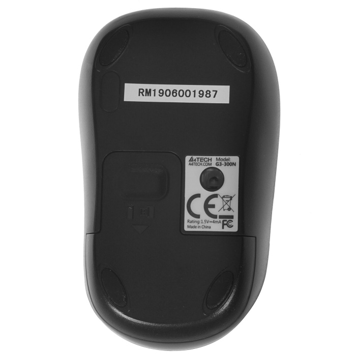 Мышь A4Tech G3-300N, черный