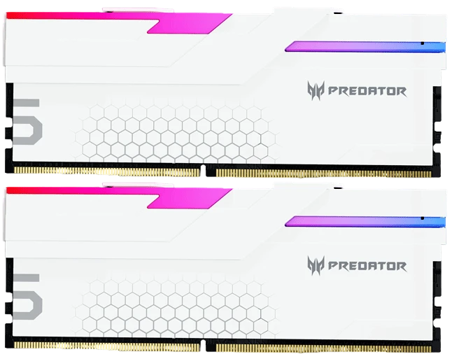 Оперативная память Acer Predator Hermes RGB 32Gb 6400Mhz, KIT 2*16Gb, BL.9BWWR.390