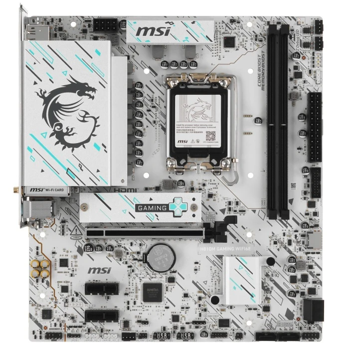 Мат. плата MSI H810M GAMING WIFI6E, LGA 1851