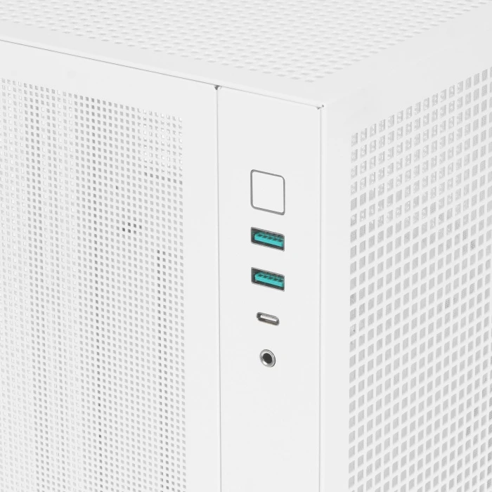 Корпус DEEPCOOL CH170 DIGITAL белый, Mini-Tower