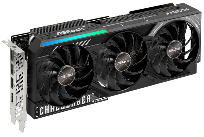 Видеокарта ASRock AMD Radeon RX 9070 XT Challenger 16Gb
