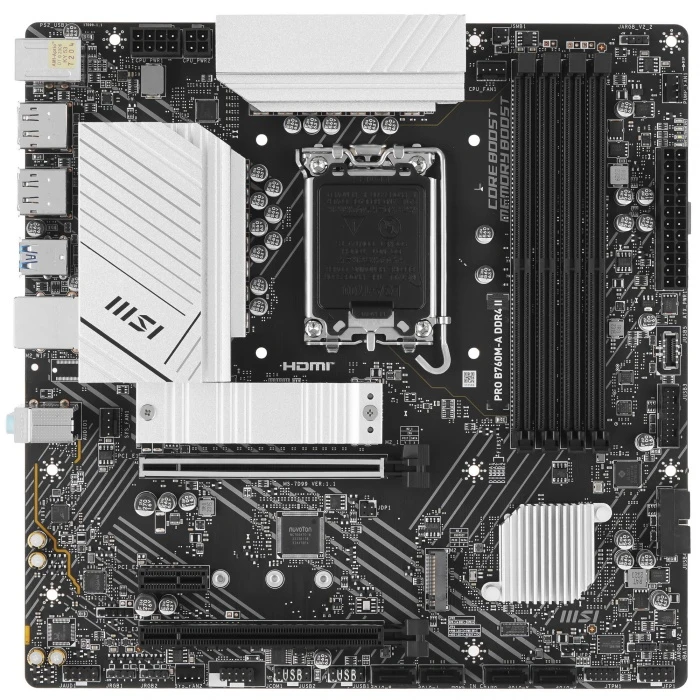 Мат. плата MSI PRO B760M-A DDR4 II, LGA 1700