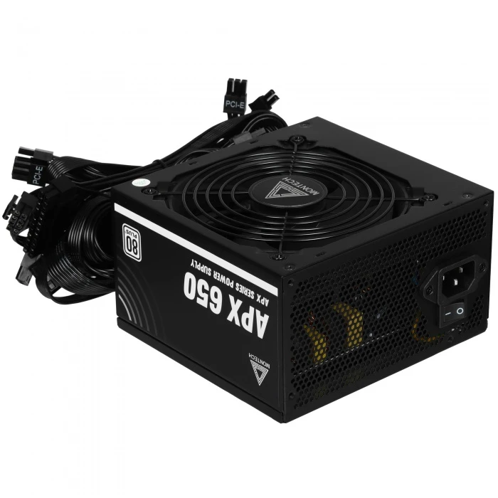 Блок питания MONTECH APX 650W черный, XWYA11-650W