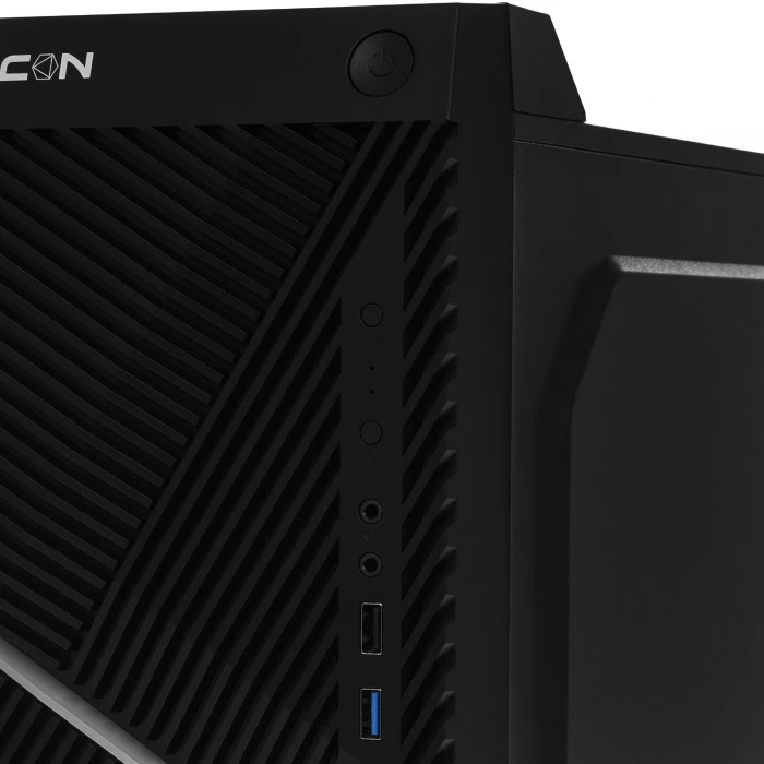 Корпус Zircon Astra черный, Mid-Tower