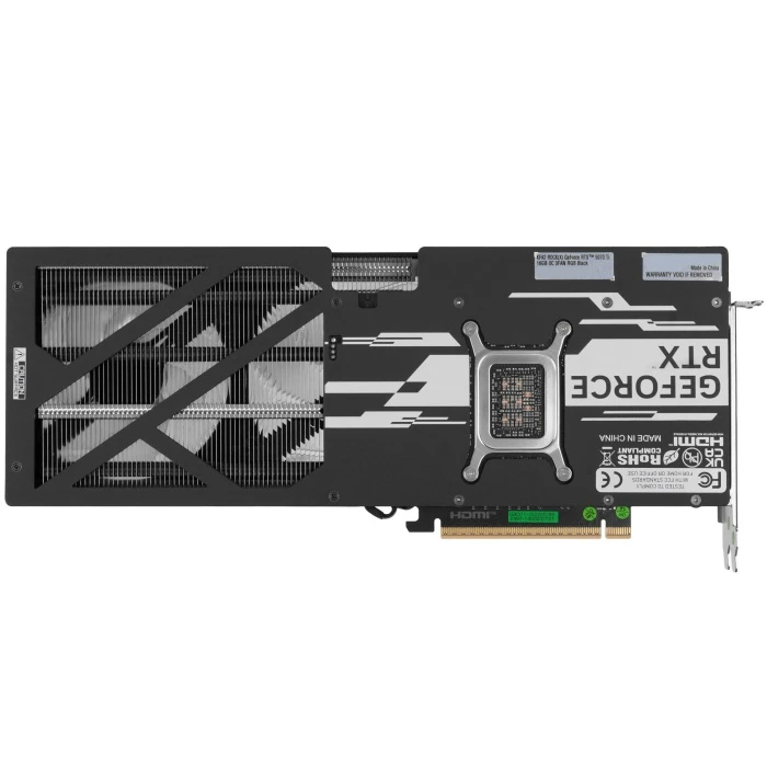 Видеокарта KFA2 GeForce RTX 5070 Ti ROCK(X) OC 3FAN RGB Black 16Gb