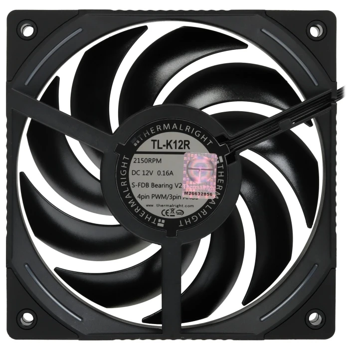 Реверсный вентилятор Thermalright TL-K12R черный