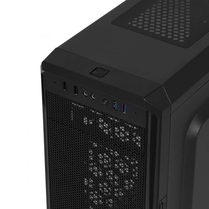 Корпус Cougar MX330-G черный, Mid-Tower