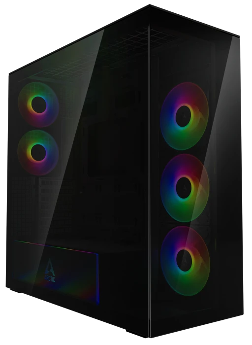 Корпус Arctic Xtender Black черный, Mid-Tower