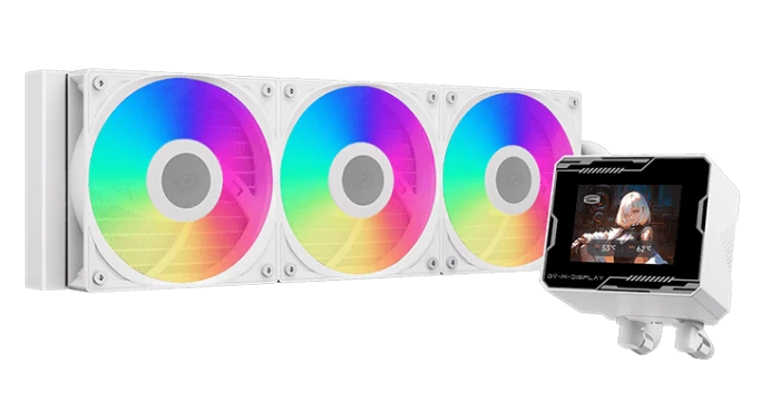 Система охлаждения Pccooler GT360M ARGB Display белая, GT360M-WHAWXX-GL