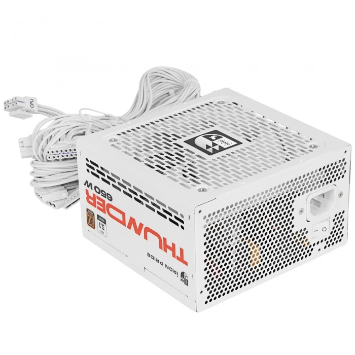Блок питания Iron Pride Thunder 650W белый, УФ-20250022