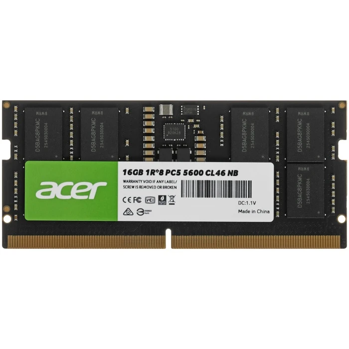 Оперативная память Acer SD200 16Gb 5600Mhz, Bl.9BWWA.414