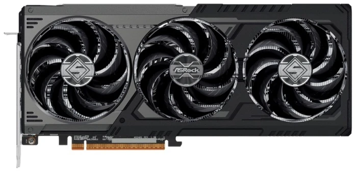 Видеокарта ASRock AMD Radeon RX 9070 XT Steel Legend Dark 16Gb