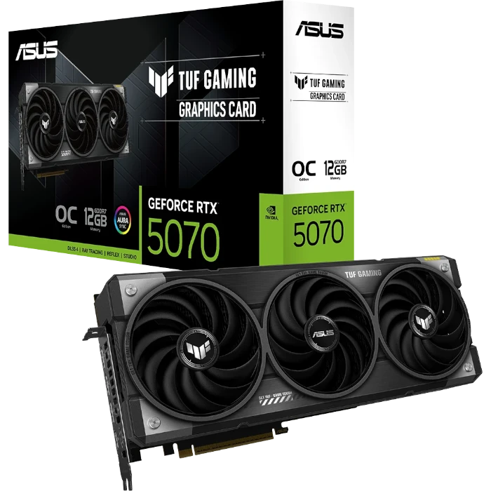 Видеокарта ASUS GeForce RTX 5070 TUF Gaming OC Edition 12Gb