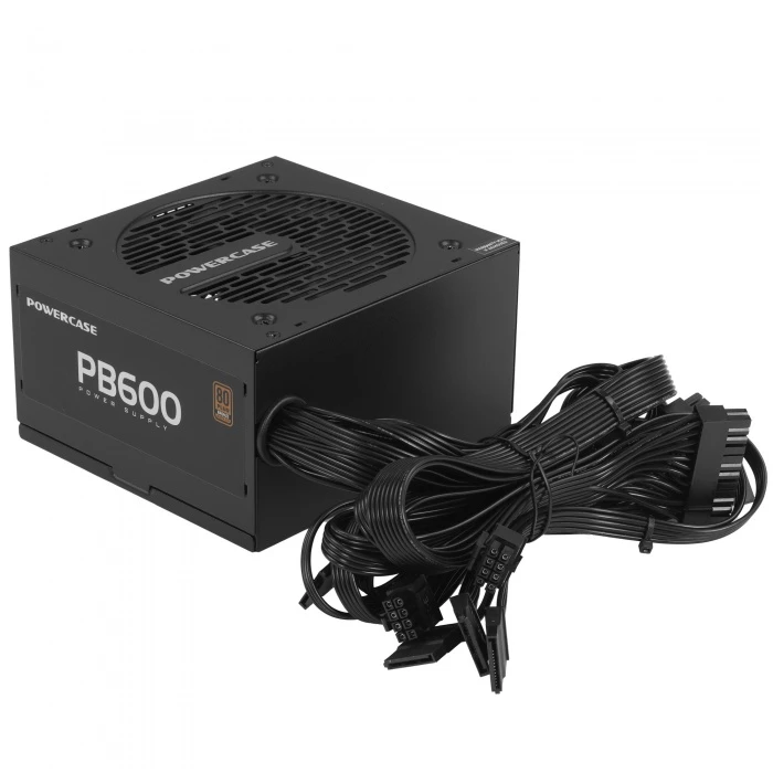 Блок питания PowerCase PB600 черный, PS-600B-DC